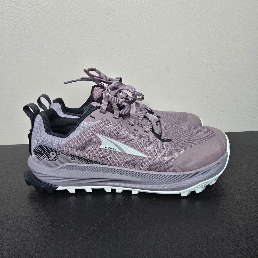 Altra Shoes Womens 7 Purple Lone Peak 9 Barefoot Minimalist Performance Running